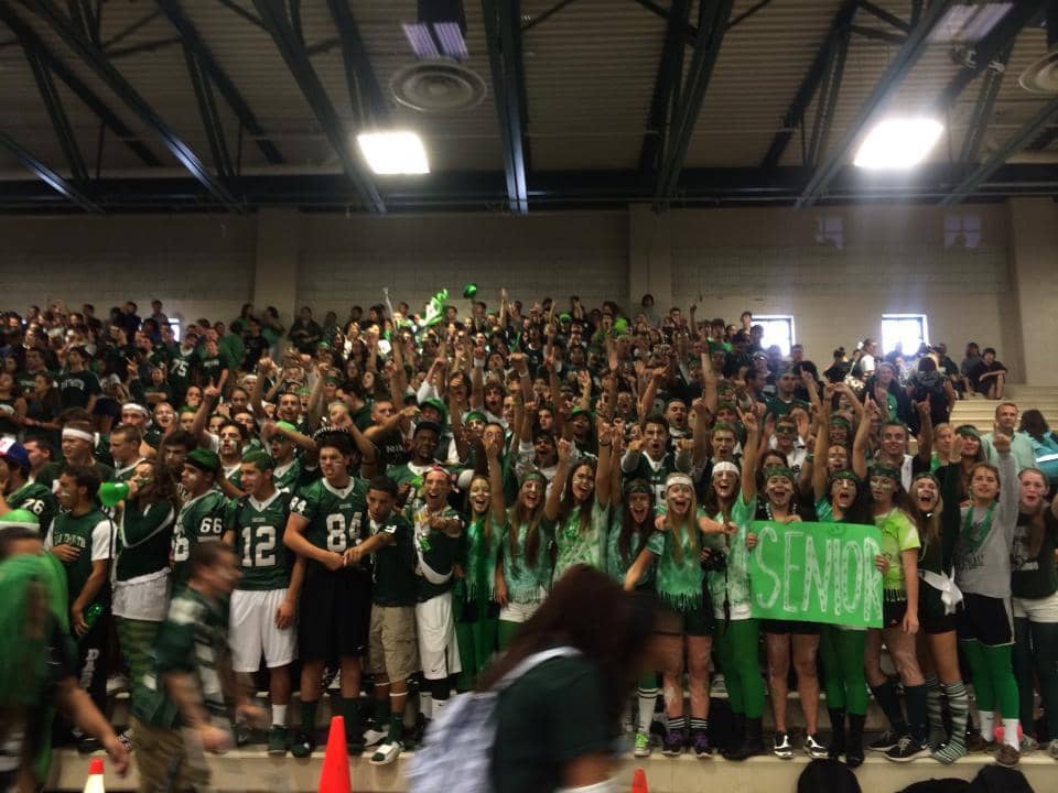 Remember when we used to do things like this? Pep Rally circa 2013. It's probably going to look different this year.